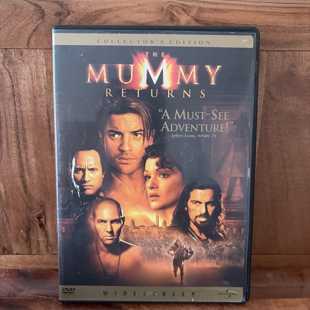 The Mummy Returns DVD 2001 Collectors Edition Widescreen Universal
